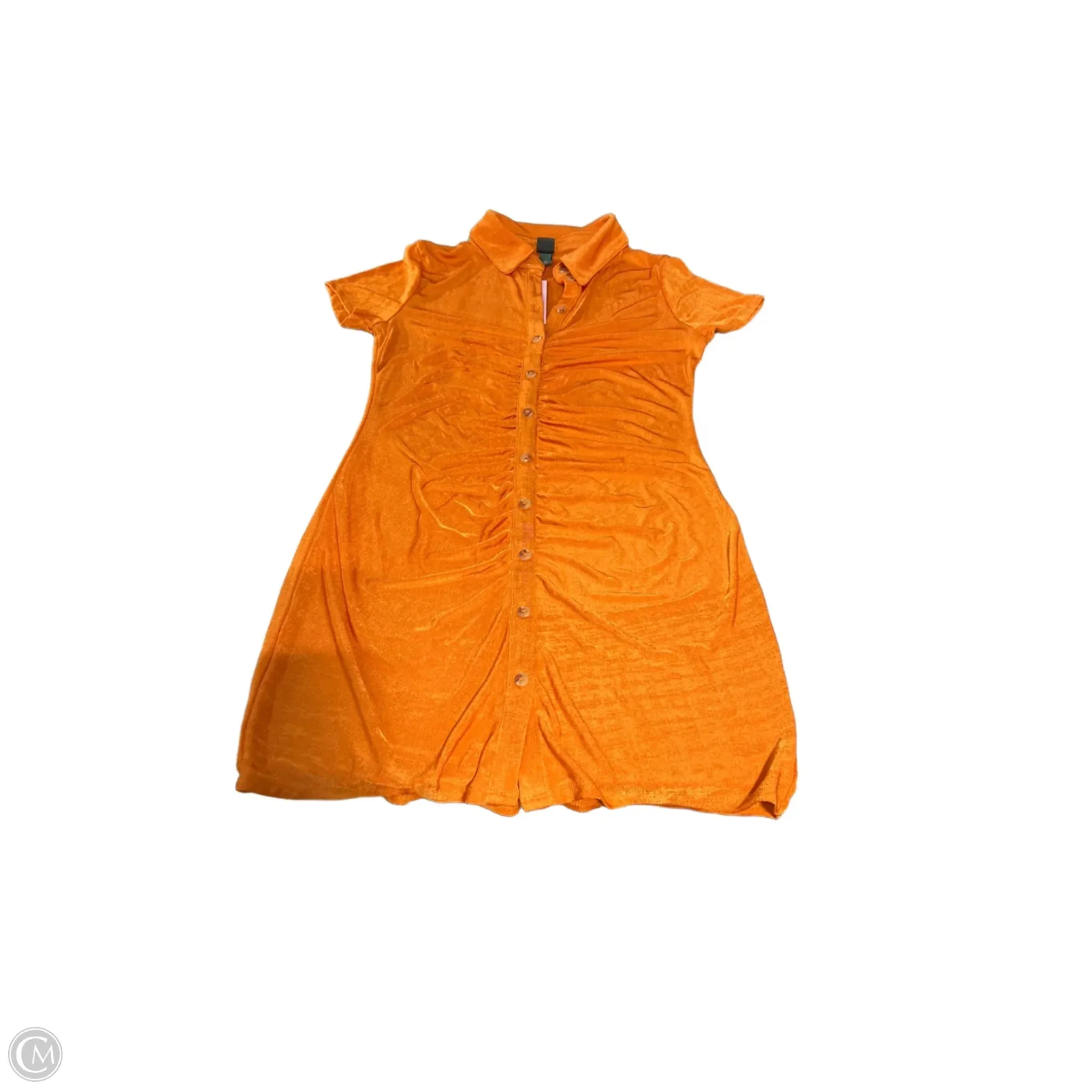 Dress Casual Short By Wild Fable In Orange, Size: M