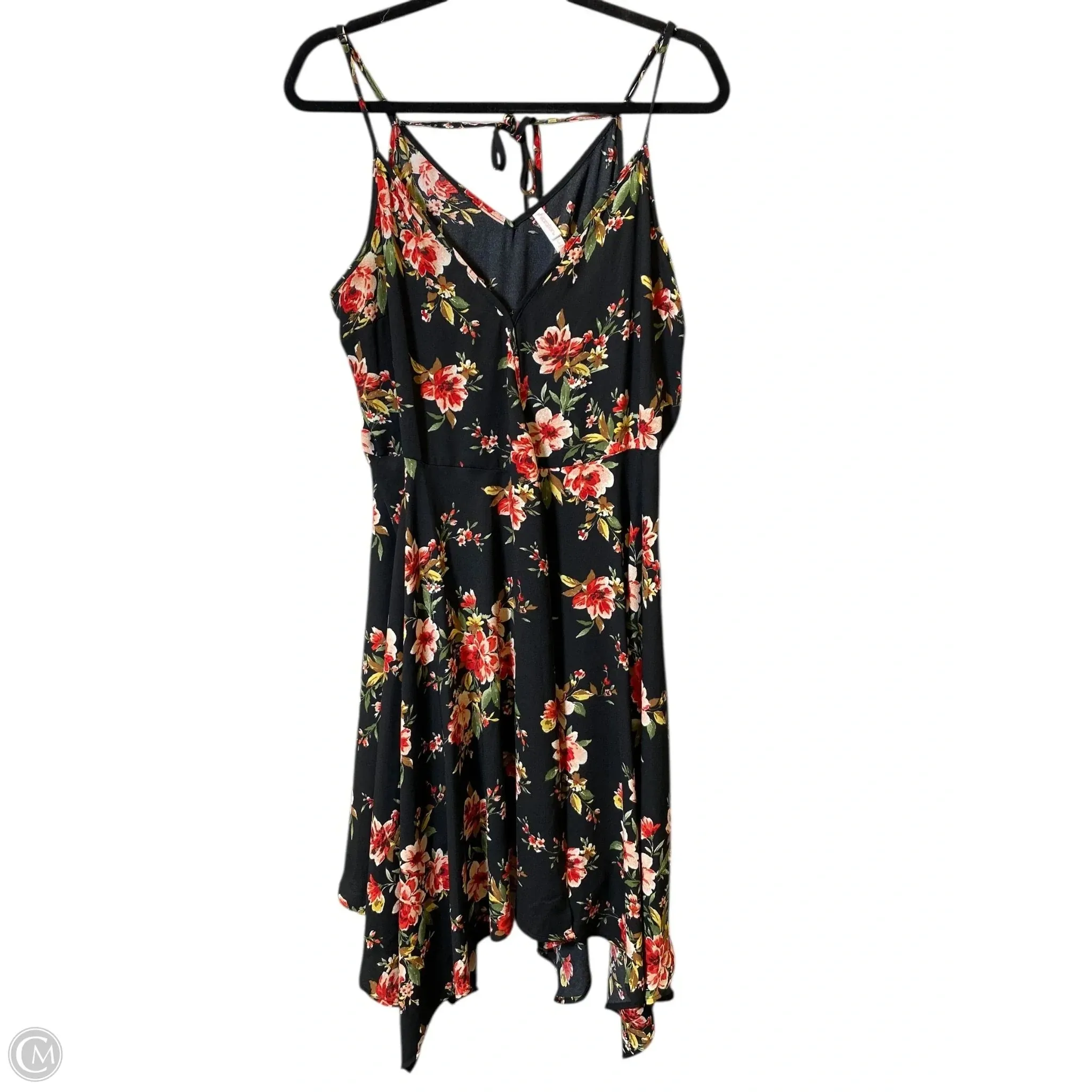 Dress Casual Short By Xhilaration In Floral Print, Size: L