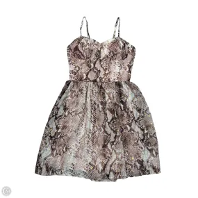 Dress Casual Short By Xhilaration In Snakeskin Print, Size: S