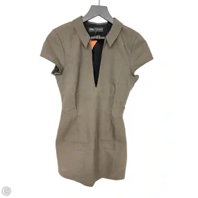 Dress Casual Short By Zara In Brown, Size: S
