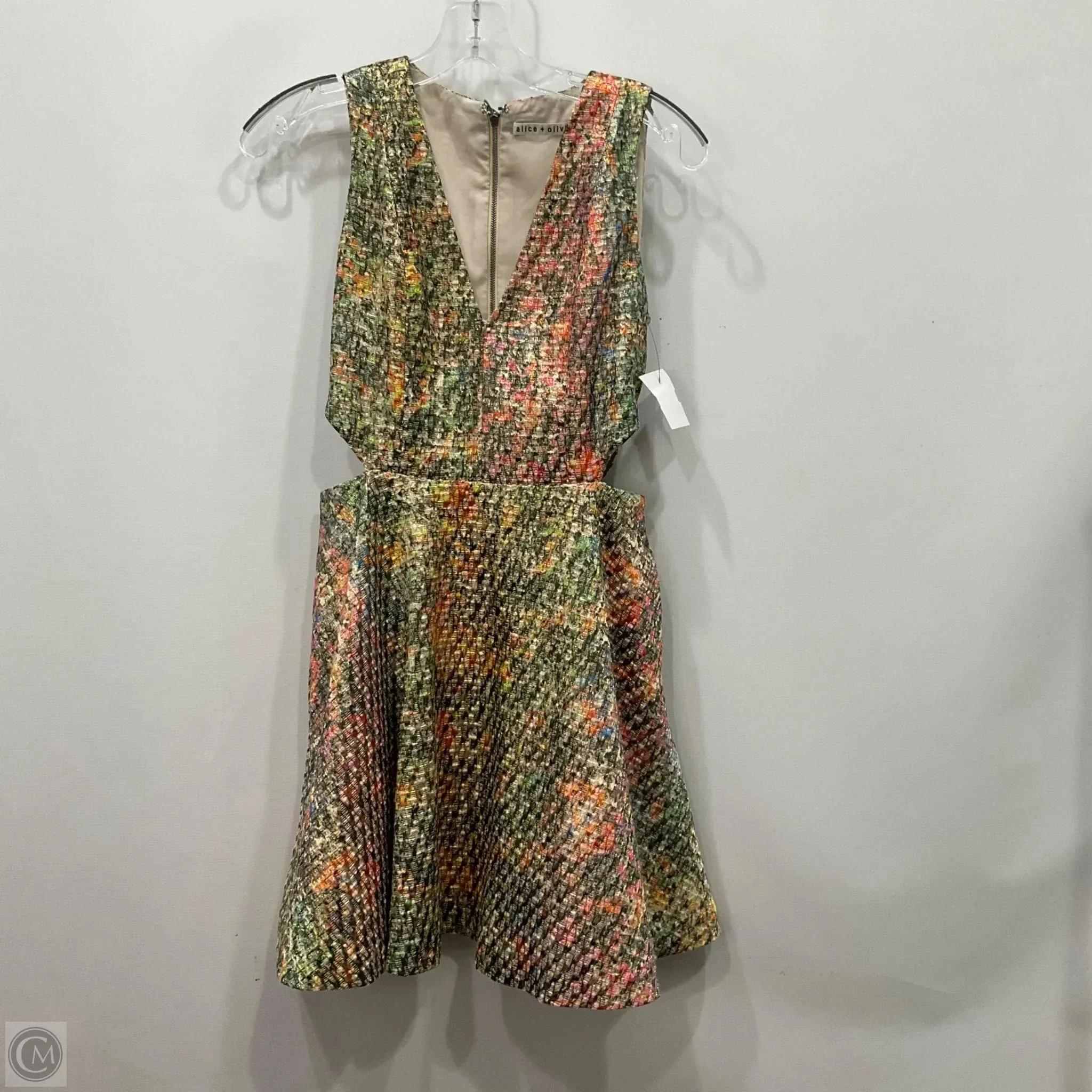 Dress Designer By Alice   Olivia In Multi-colored, Size: 4