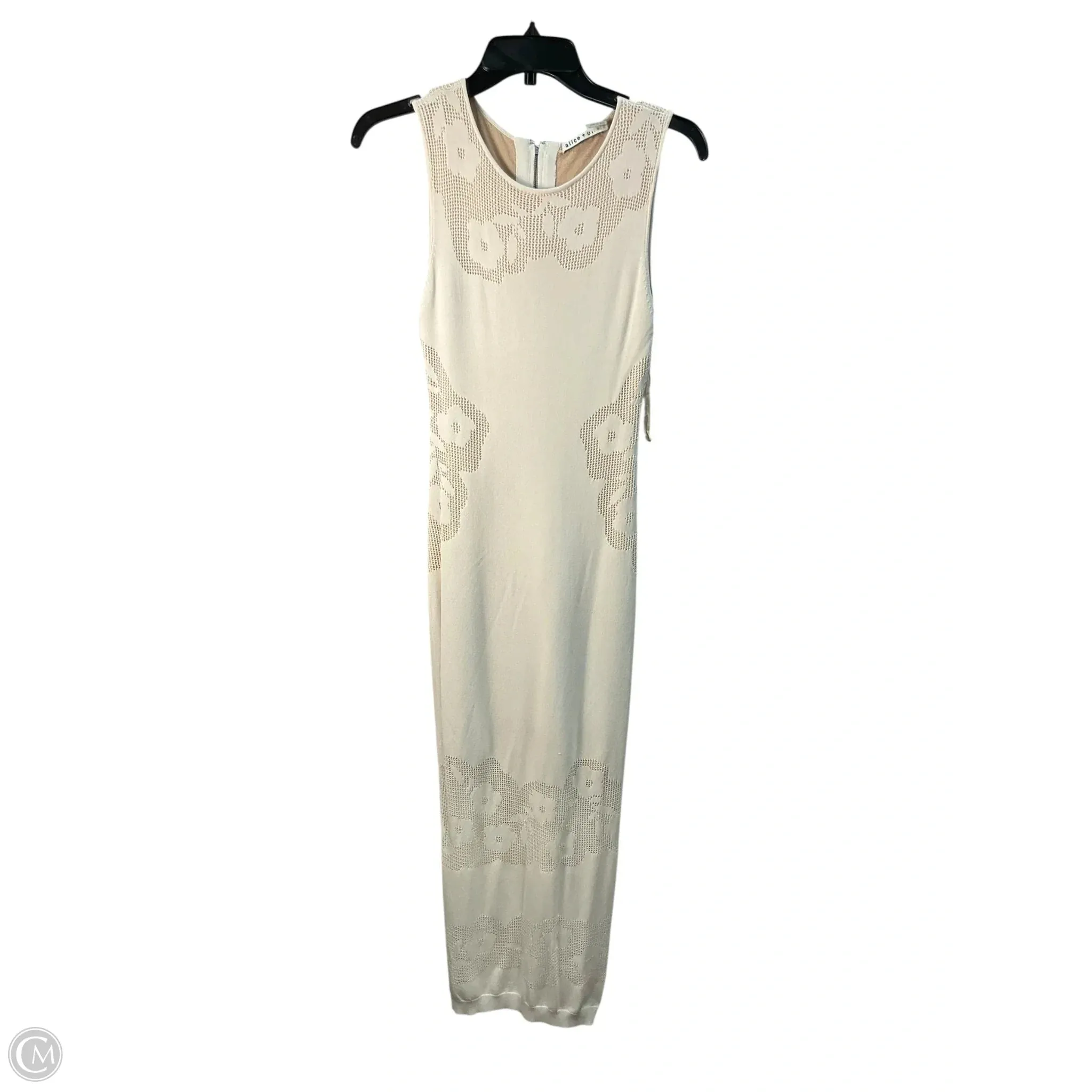 Dress Designer By Alice   Olivia In Tan, Size: S