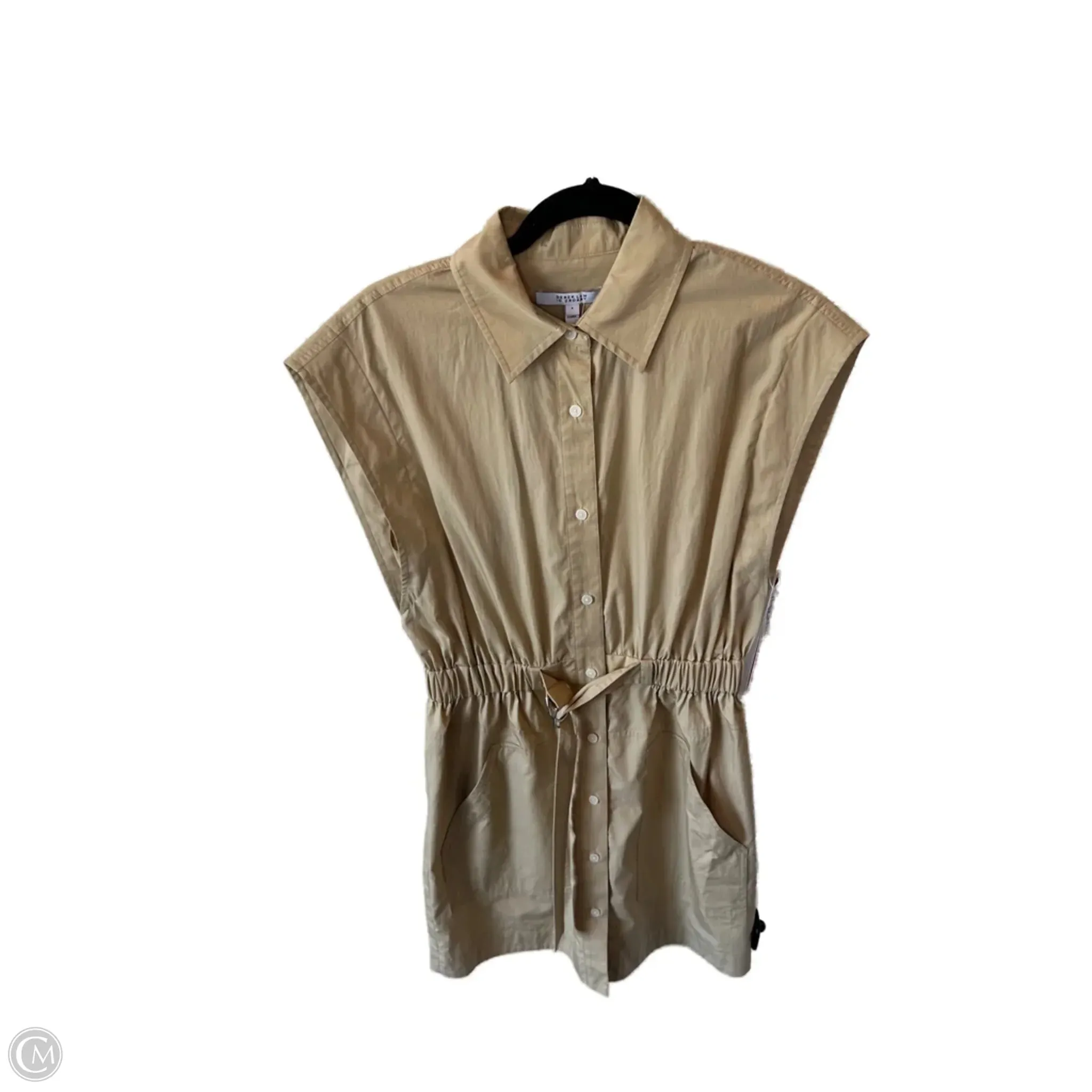 Dress Designer By Derek Lam In Tan, Size: S