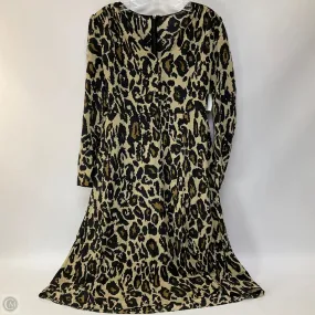 Dress Designer By Diane Von Furstenberg In Animal Print, Size: 8