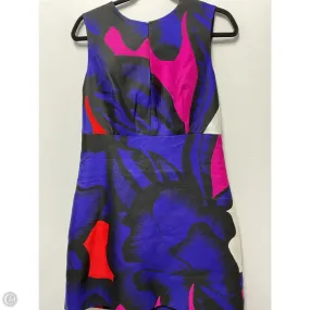 Dress Designer By Diane Von Furstenberg In Black & Blue, Size: M