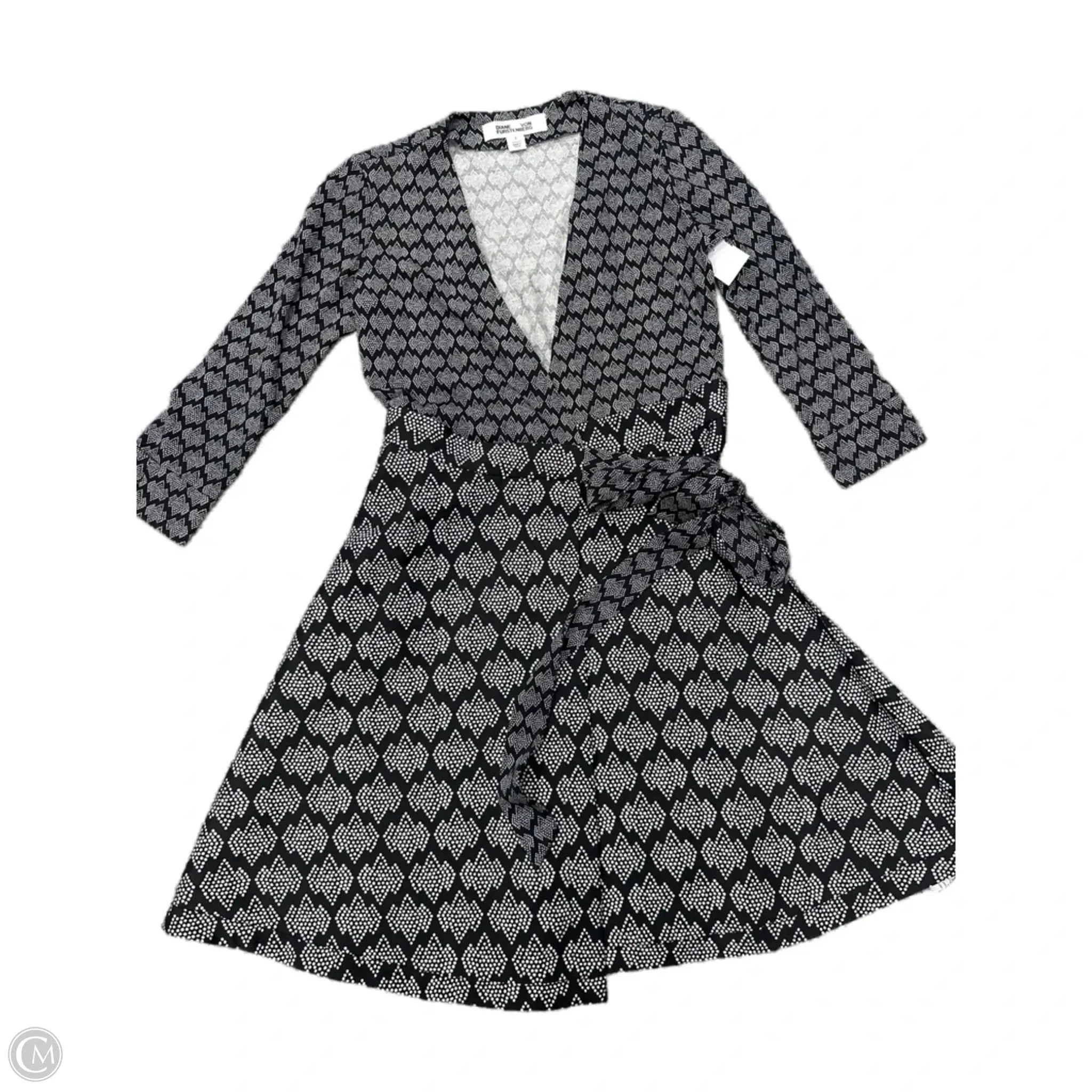 Dress Designer By Diane Von Furstenberg In Black, Size: Xs