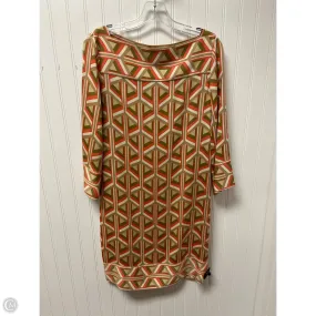 Dress Designer By Diane Von Furstenberg In Green & Orange, Size: S