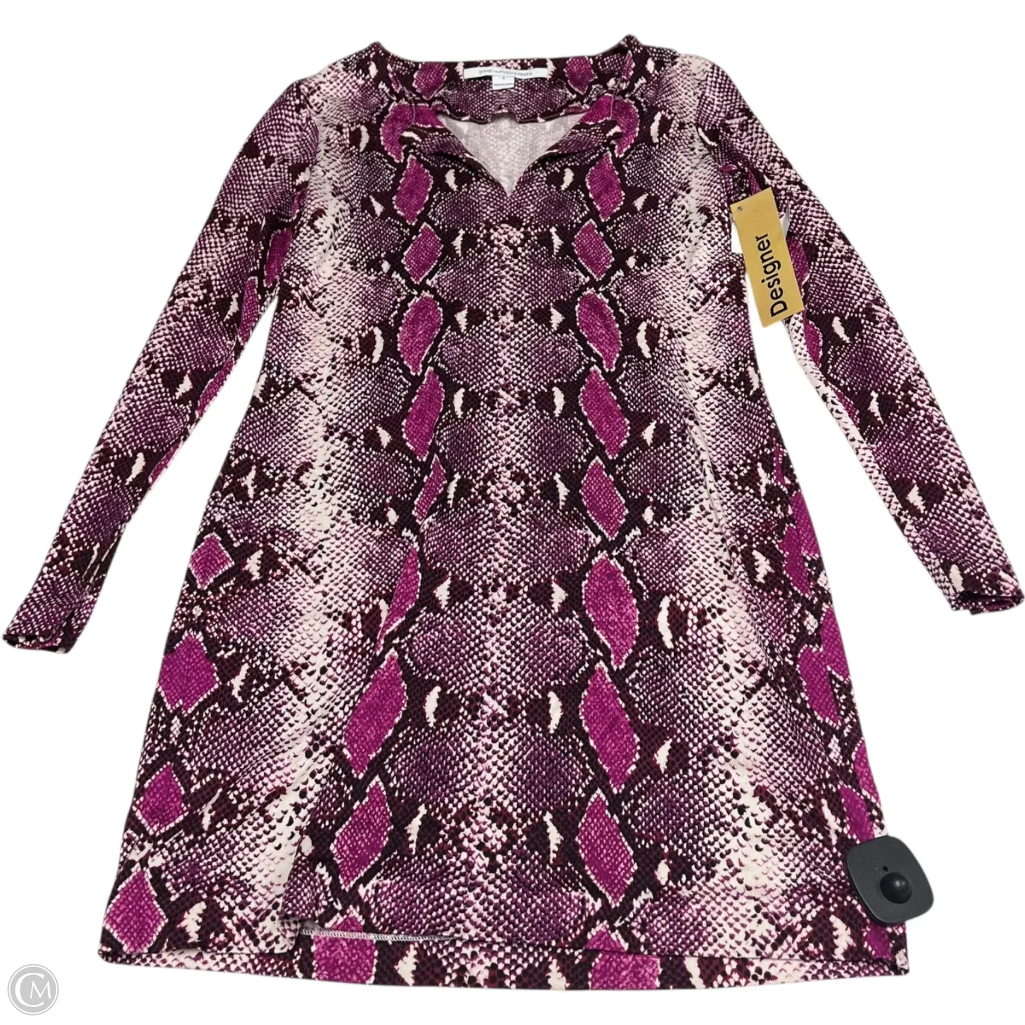 Dress Designer By Diane Von Furstenberg In Purple, Size: S