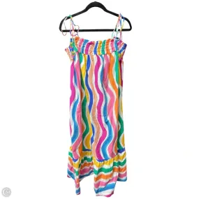 Dress Designer By Farm Rio In Rainbow Print, Size: L