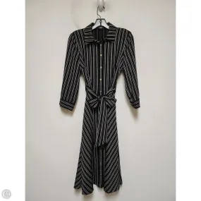 Dress Designer By Karl Lagerfeld In Black & White, Size: S