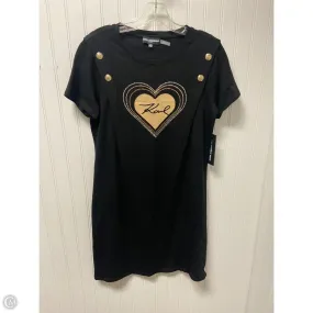 Dress Designer By Karl Lagerfeld In Black, Size: S
