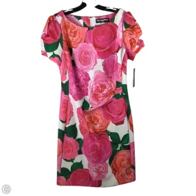 Dress Designer By Karl Lagerfeld In Floral Print, Size: 12