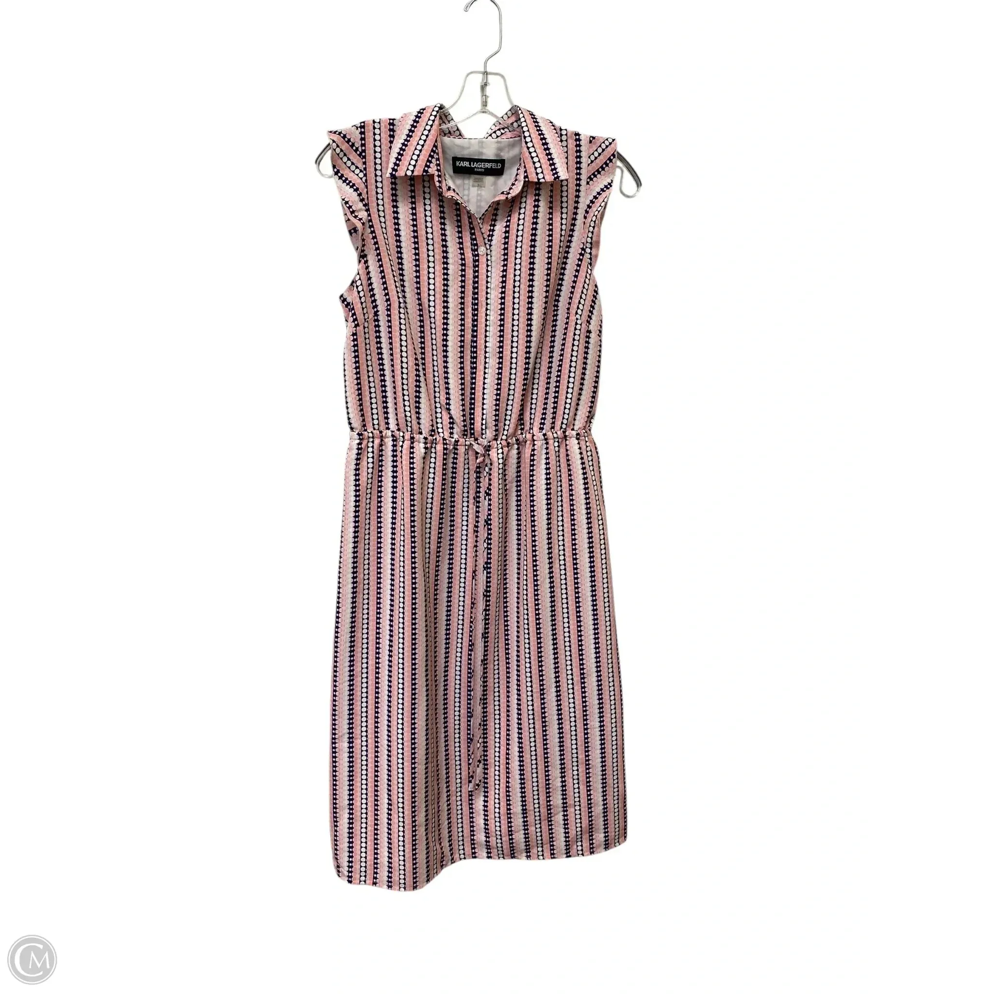 Dress Designer By Karl Lagerfeld In Pink, Size: 6