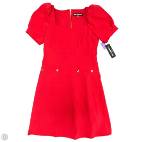 Dress Designer By Karl Lagerfeld In Red, Size: 6
