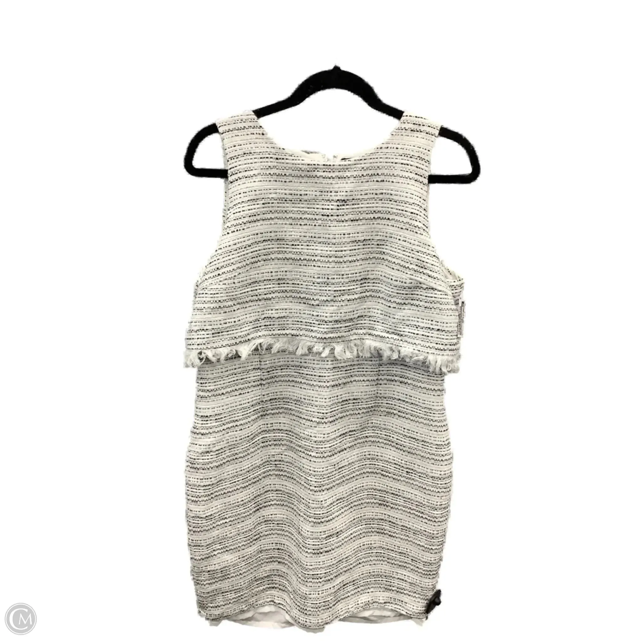 Dress Designer By Karl Lagerfeld In White, Size: L