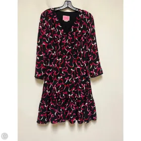 Dress Designer By Kate Spade In Black & Pink, Size: 6
