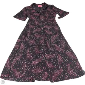 Dress Designer By Kate Spade In Black & Pink, Size: M