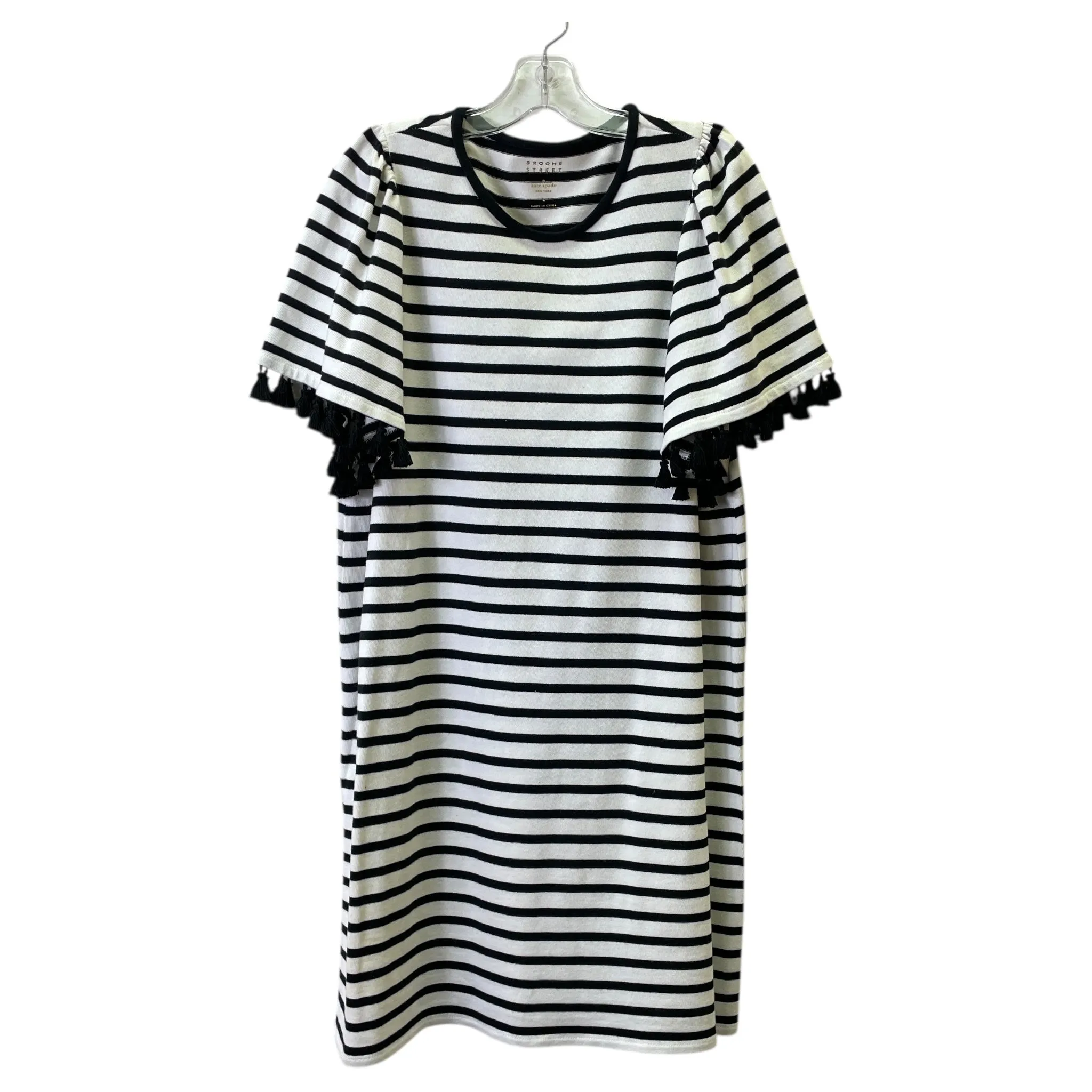 Dress Designer By Kate Spade In Blue & White, Size:L