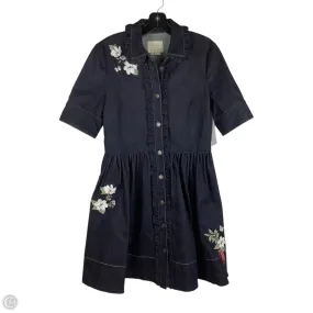 Dress Designer By Kate Spade In Blue Denim, Size: 6