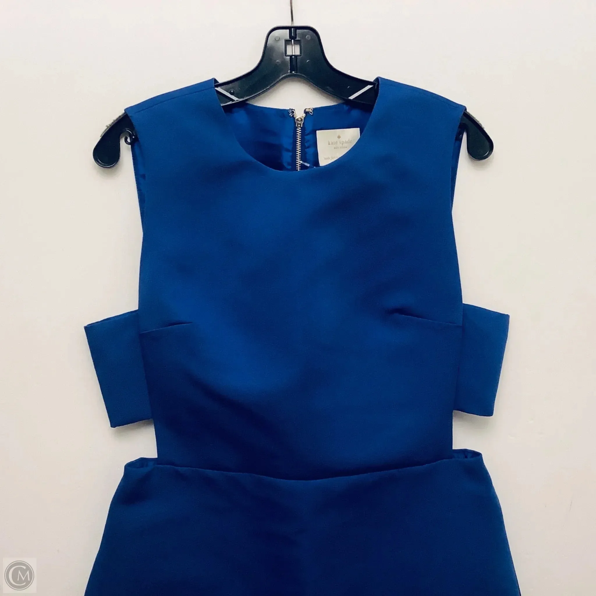 Dress Designer By Kate Spade In Blue, Size: 12