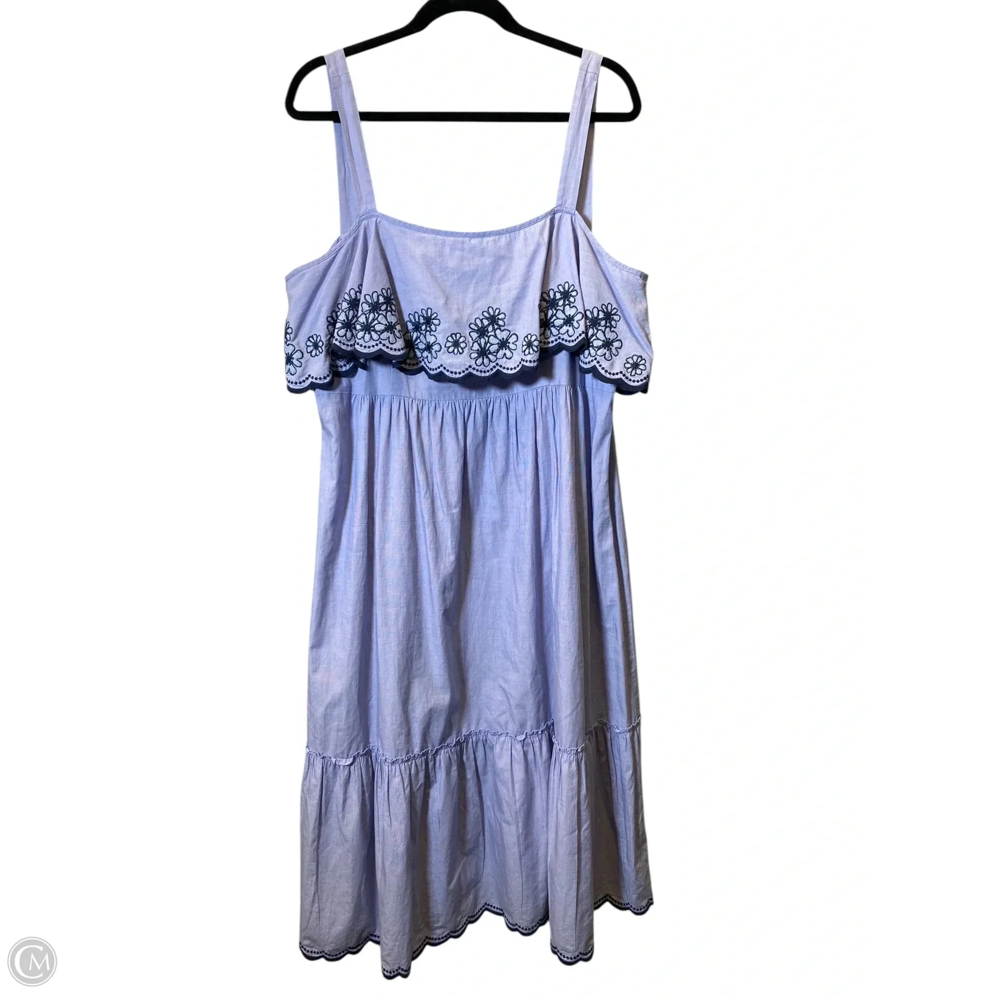 Dress Designer By Kate Spade In Blue, Size: Xl