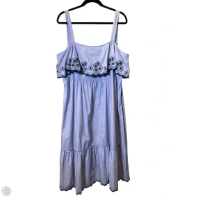 Dress Designer By Kate Spade In Blue, Size: Xl
