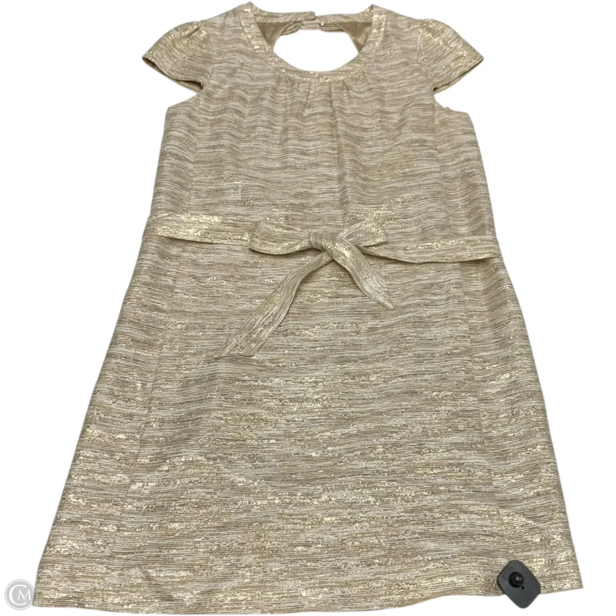 Dress Designer By Kate Spade In Gold, Size: M