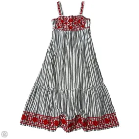 Dress Designer By Kate Spade In Grey & Red, Size: S