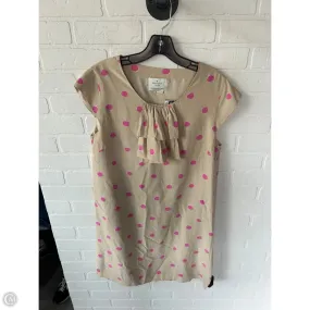 Dress Designer By Kate Spade In Pink & Tan, Size: M