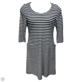 Dress Designer By Kate Spade In Striped Pattern, Size: 8