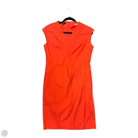Dress Designer By Lafayette 148 In Orange, Size: 10