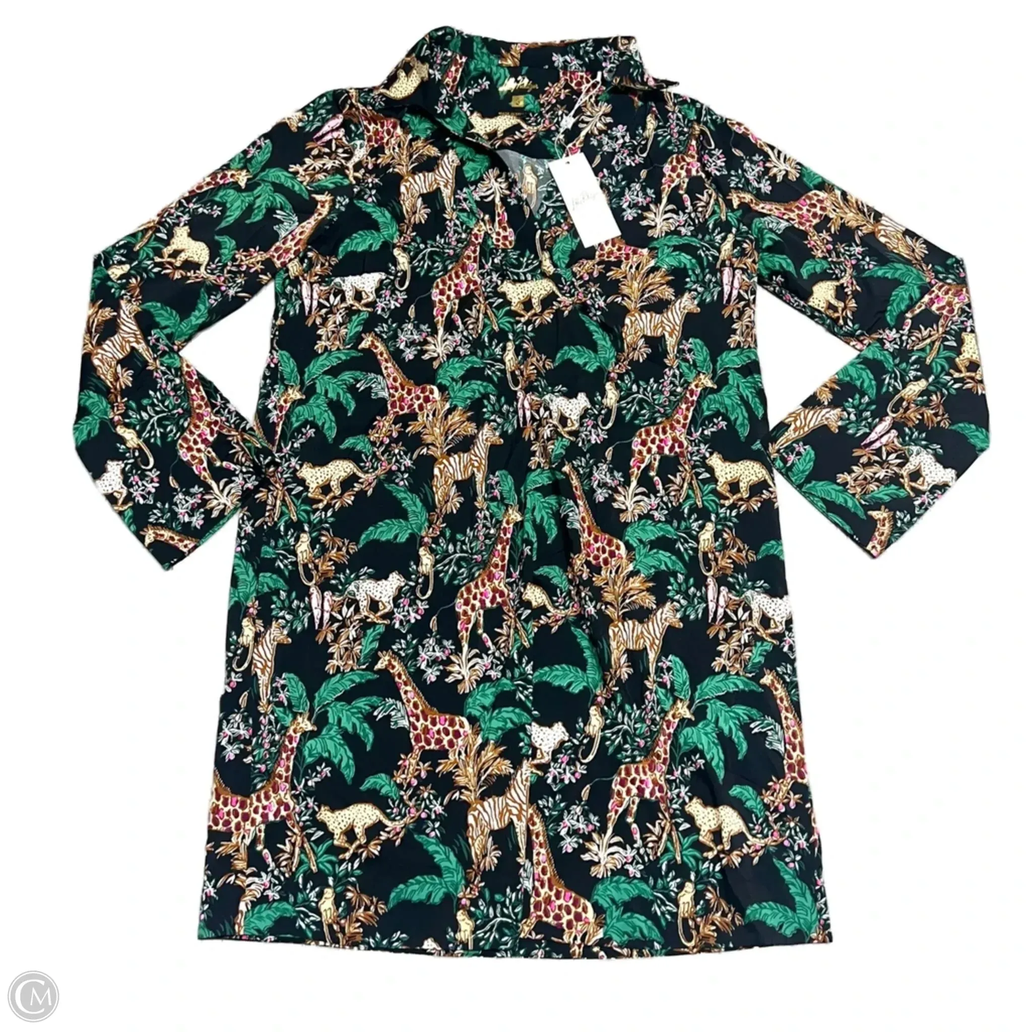 Dress Designer By Lilly Pulitzer In Black & Brown, Size: S