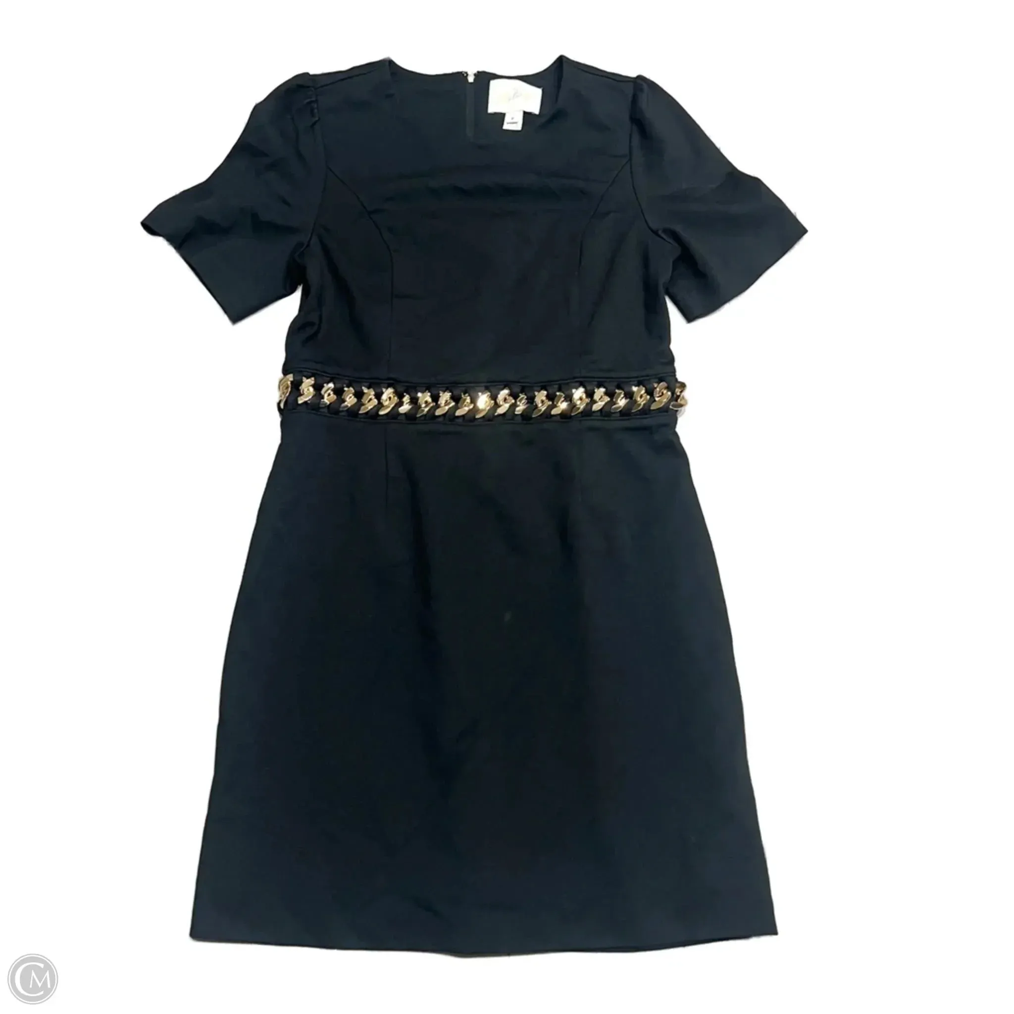 Dress Designer By Lilly Pulitzer In Black & Gold, Size: S