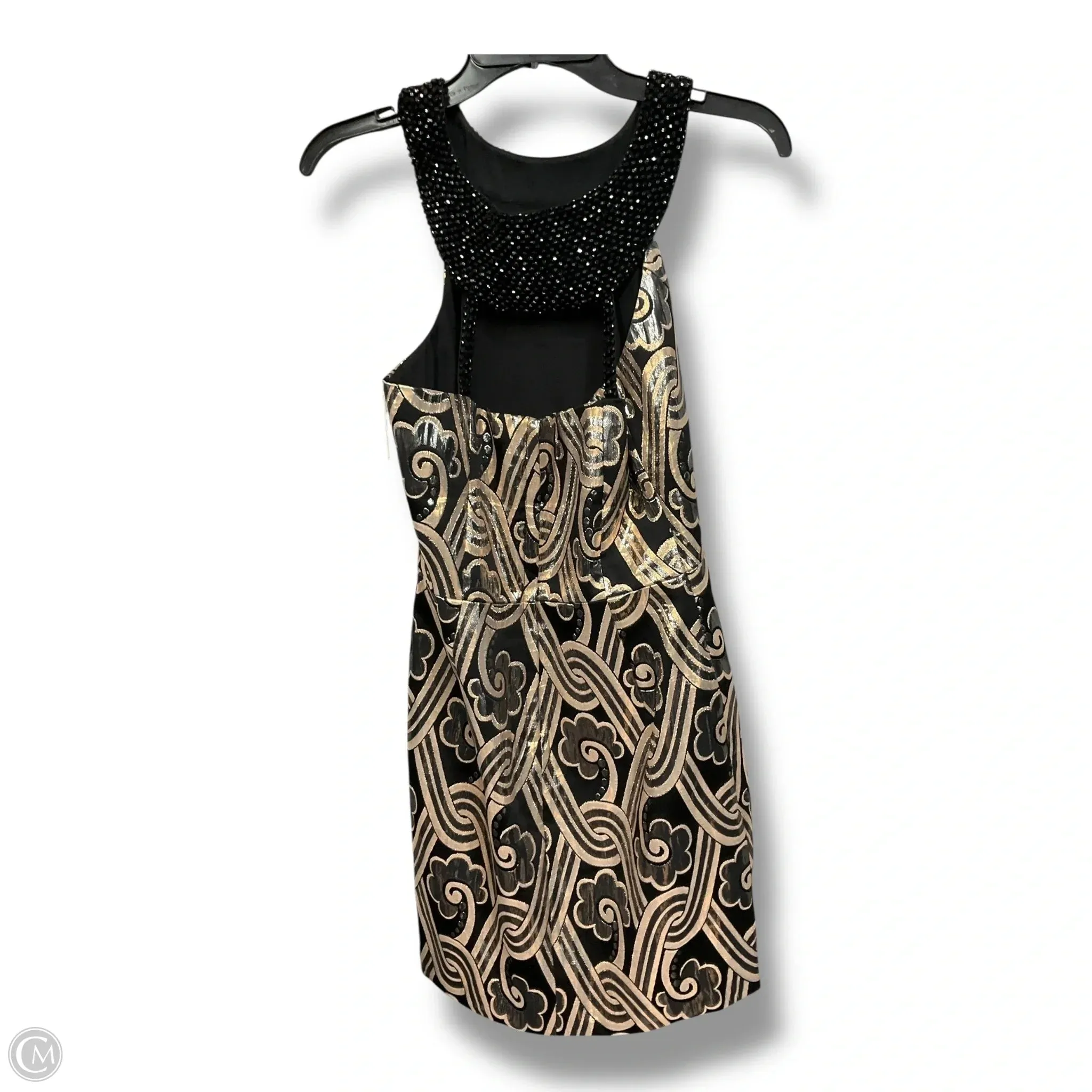 Dress Designer By Lilly Pulitzer In Black & Gold, Size: Xs