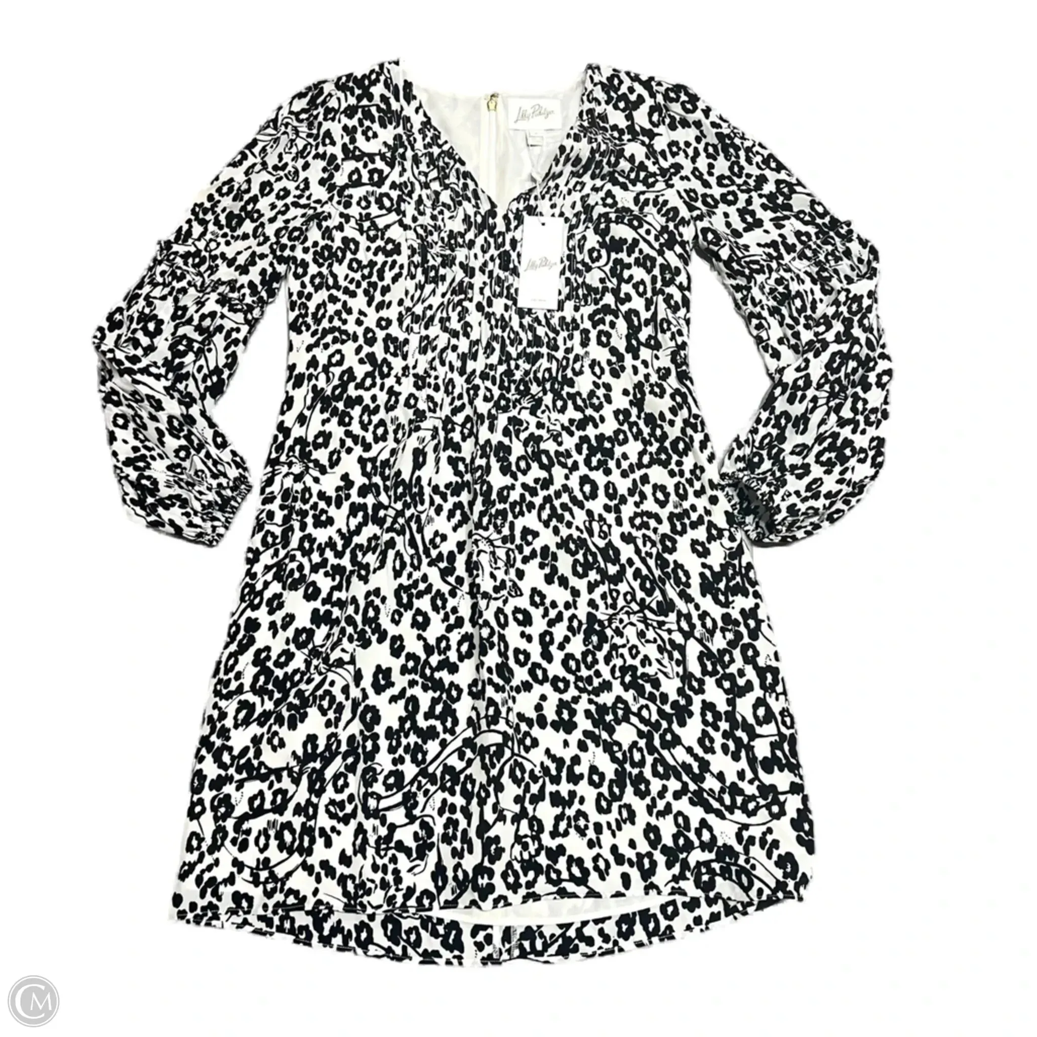Dress Designer By Lilly Pulitzer In Black & White, Size: Xs