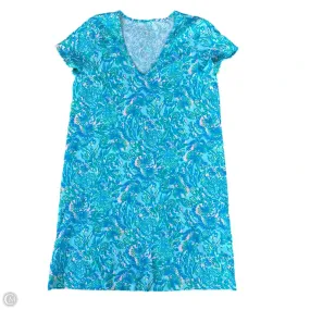 Dress Designer By Lilly Pulitzer In Blue & Green, Size: L