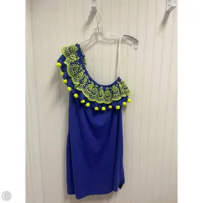 Dress Designer By Lilly Pulitzer In Blue & Green, Size: L