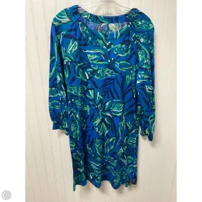 Dress Designer By Lilly Pulitzer In Blue & Green, Size: M