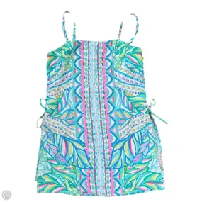 Dress Designer By Lilly Pulitzer In Blue & Green, Size: M