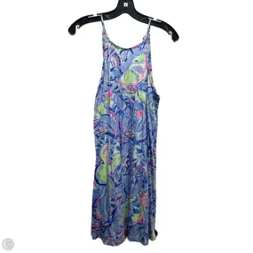 Dress Designer By Lilly Pulitzer In Blue & Green, Size: S