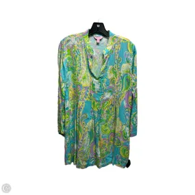 Dress Designer By Lilly Pulitzer In Blue & Green, Size: S