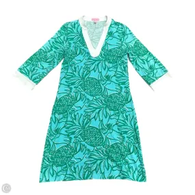 Dress Designer By Lilly Pulitzer In Blue & Green, Size: S