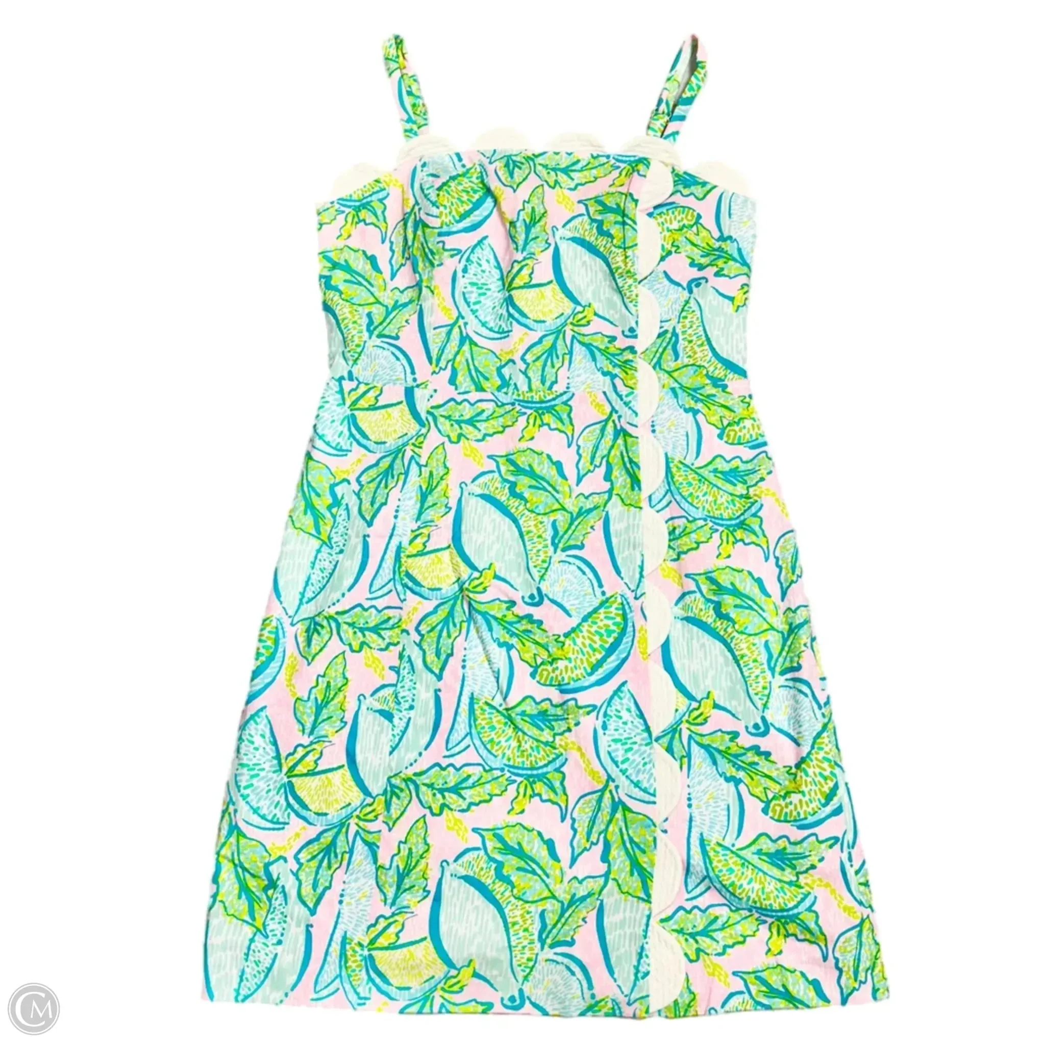 Dress Designer By Lilly Pulitzer In Blue & Green, Size: S