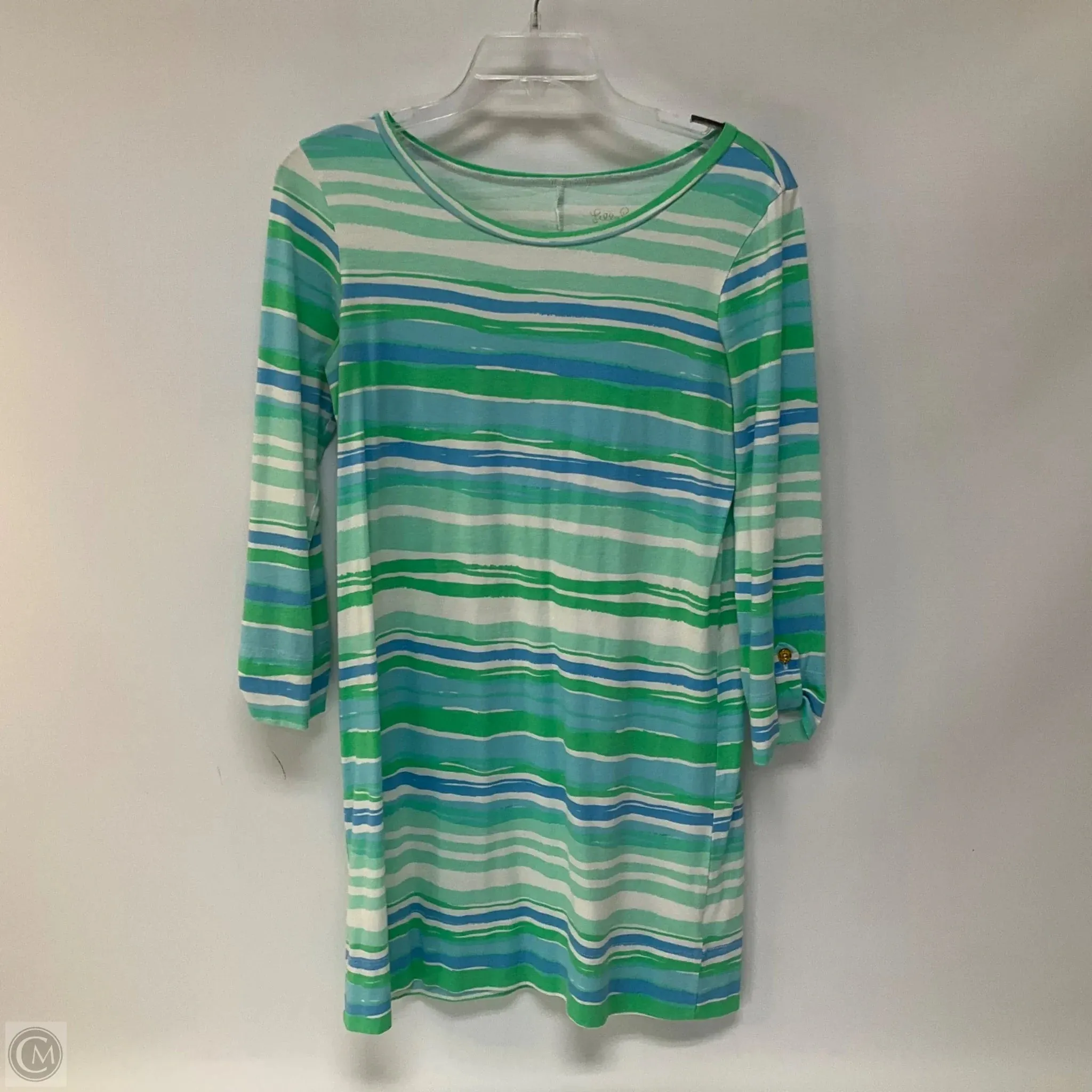 Dress Designer By Lilly Pulitzer In Blue & Green, Size: S