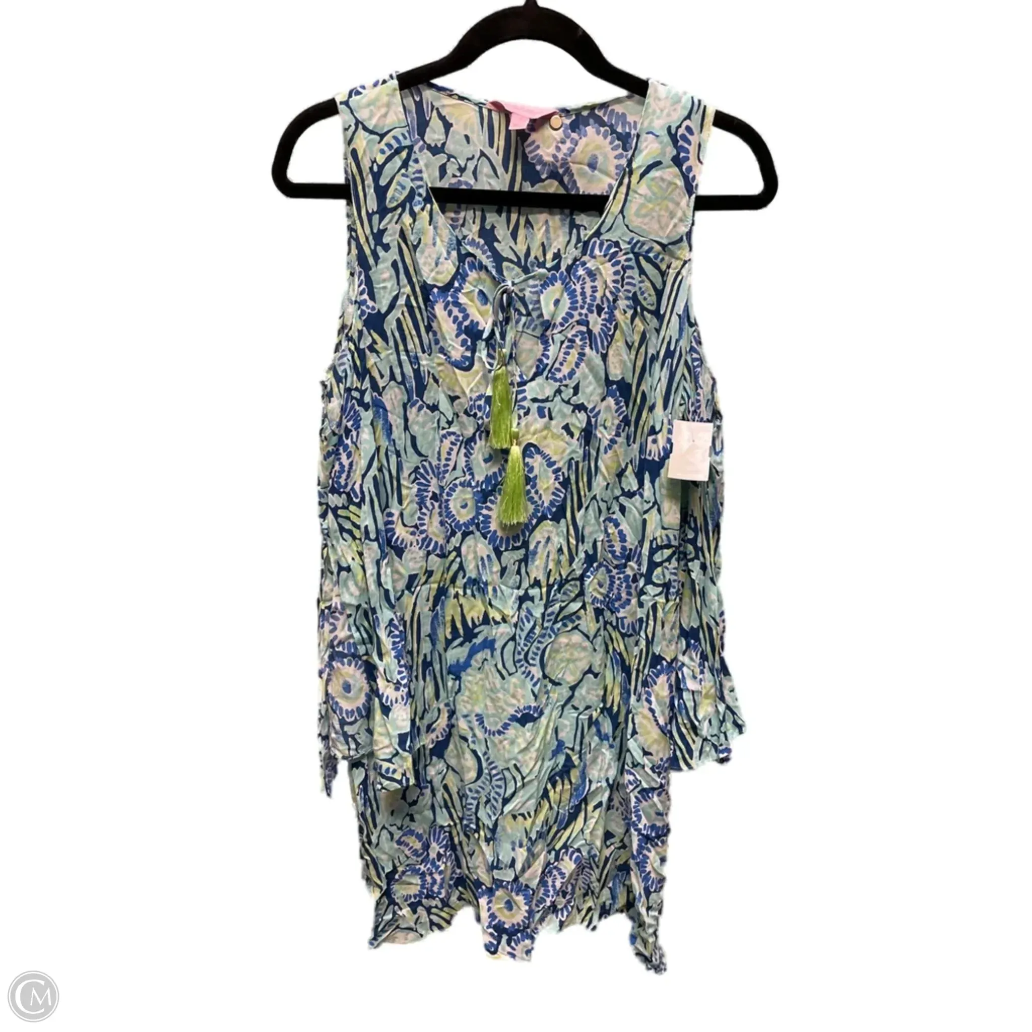Dress Designer By Lilly Pulitzer In Blue & Green, Size: S