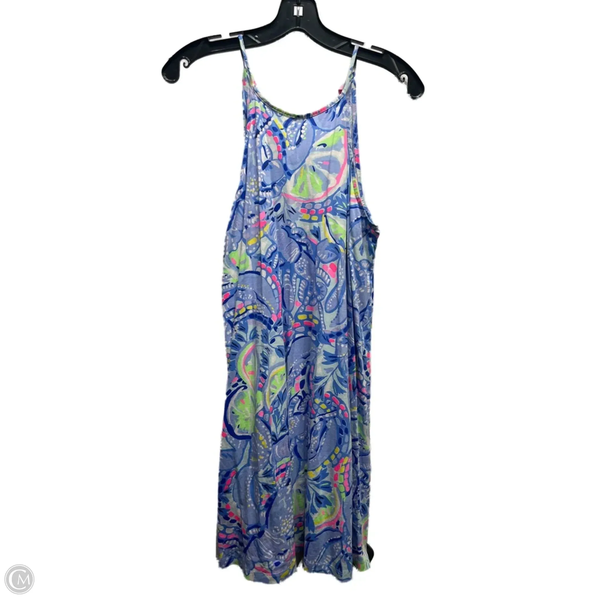 Dress Designer By Lilly Pulitzer In Blue & Green, Size: S