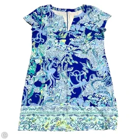 Dress Designer By Lilly Pulitzer In Blue & Green, Size: Xl
