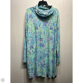 Dress Designer By Lilly Pulitzer In Blue & Green, Size: Xxl