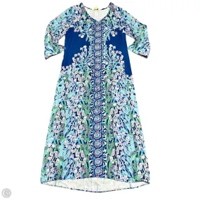 Dress Designer By Lilly Pulitzer In Blue & Green, Size: Xxs
