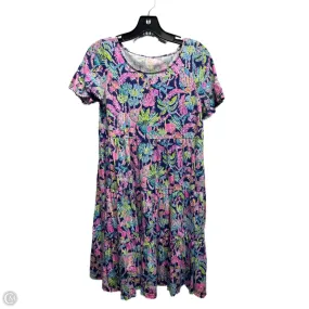 Dress Designer By Lilly Pulitzer In Blue & Green, Size: Xxs